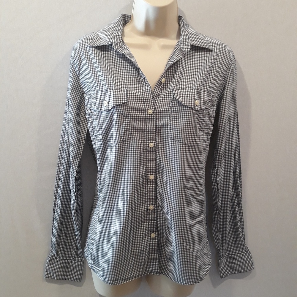Banana Republic Check Long Sleeve Shirt A2